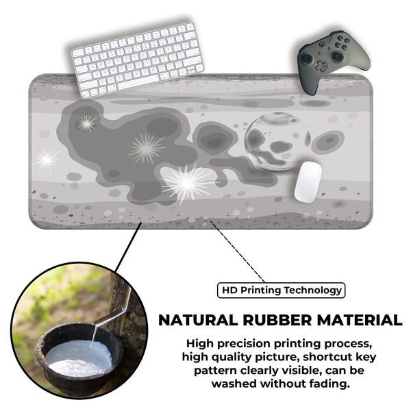 Moon Texture – Lunar Surface Edition Deskmat