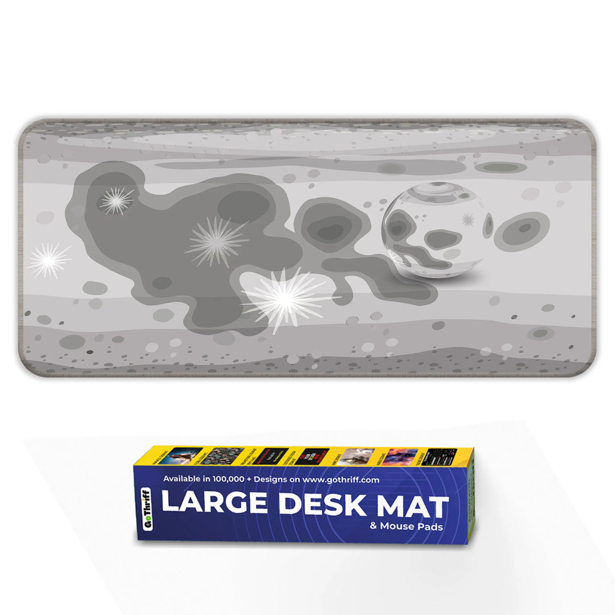 Moon Texture – Lunar Surface Edition Deskmat