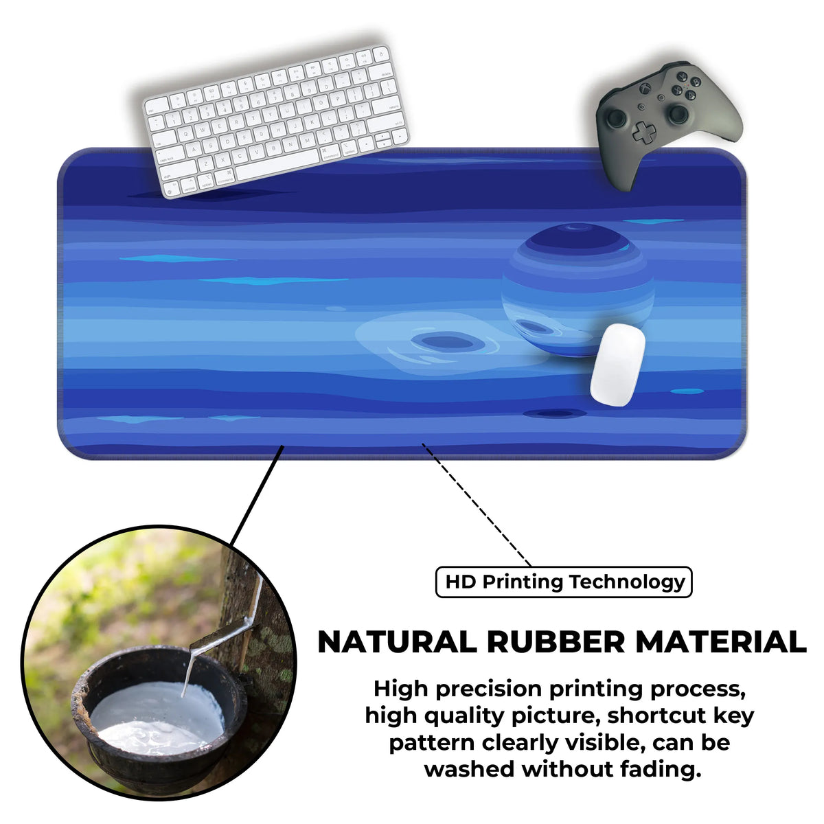 Neptune Texture – Deep Sea Storm Edition Deskmat