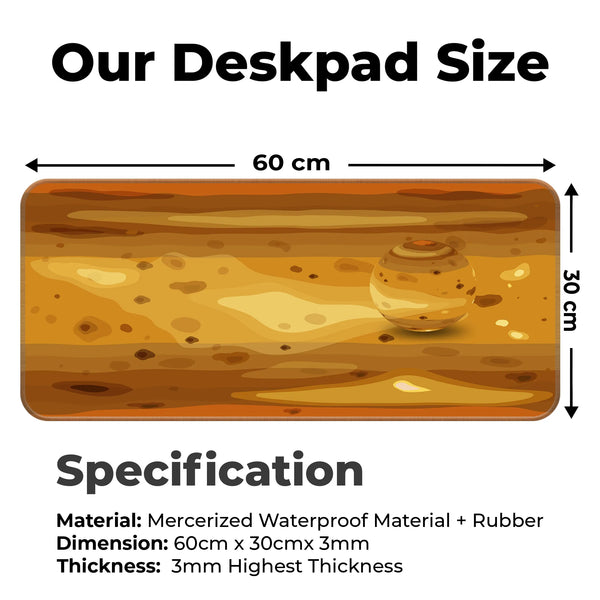 Venus Texture – Volcanic Glow Edition Deskmat