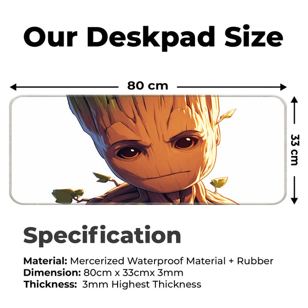 Baby Groot Cute Guardians Edition Deskmat