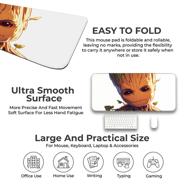 Baby Groot Cute Guardians Edition Deskmat