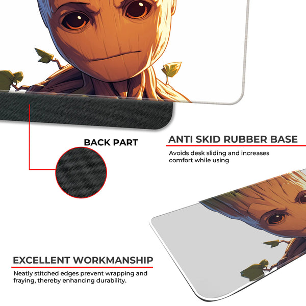 Baby Groot Cute Guardians Edition Deskmat