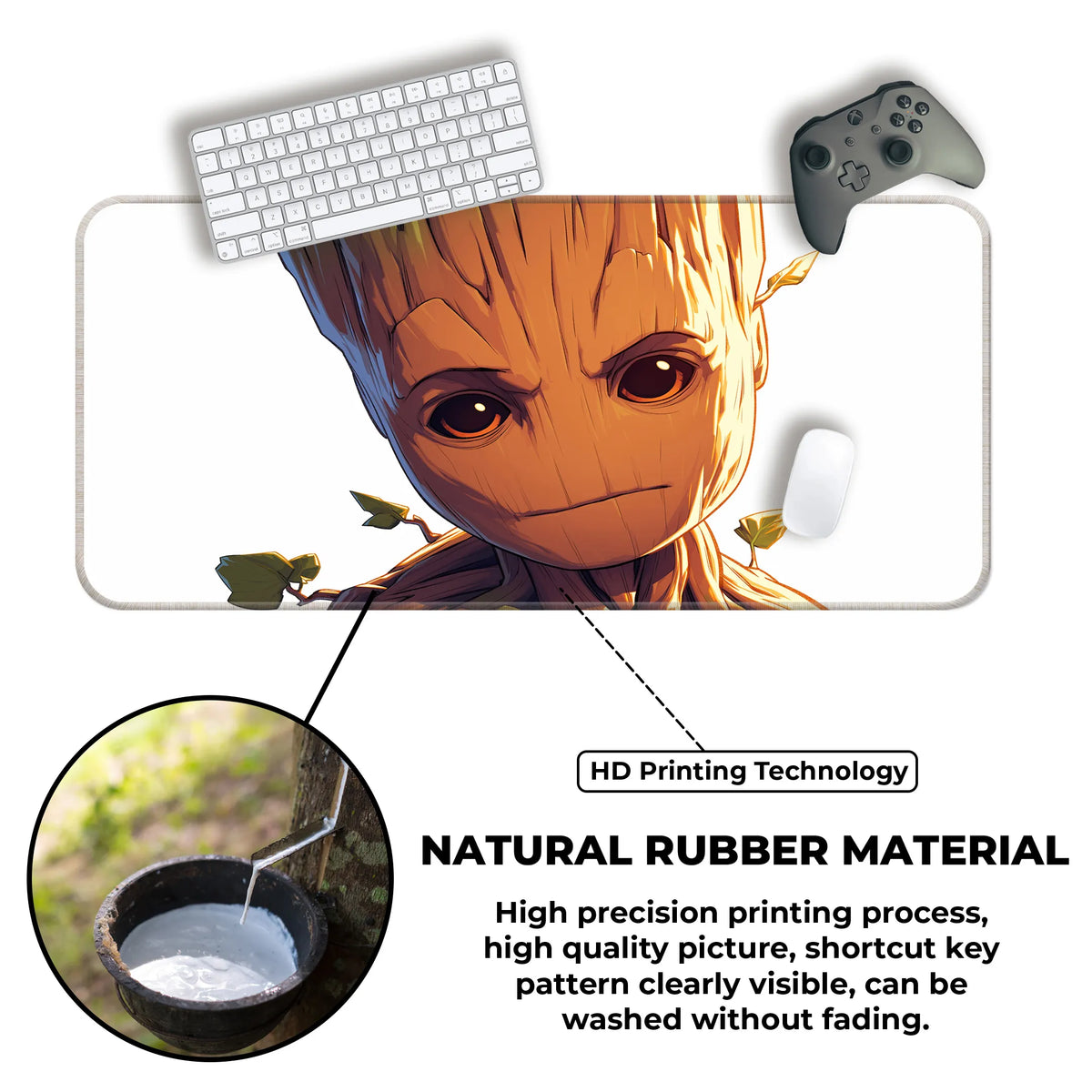 Baby Groot Cute Guardians Edition Deskmat