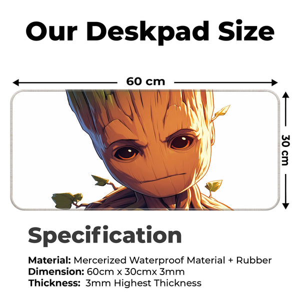 Baby Groot Cute Guardians Edition Deskmat