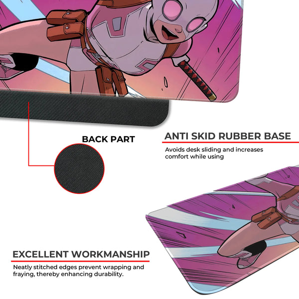 Gwenpool Dynamic Action Pose Deskmat