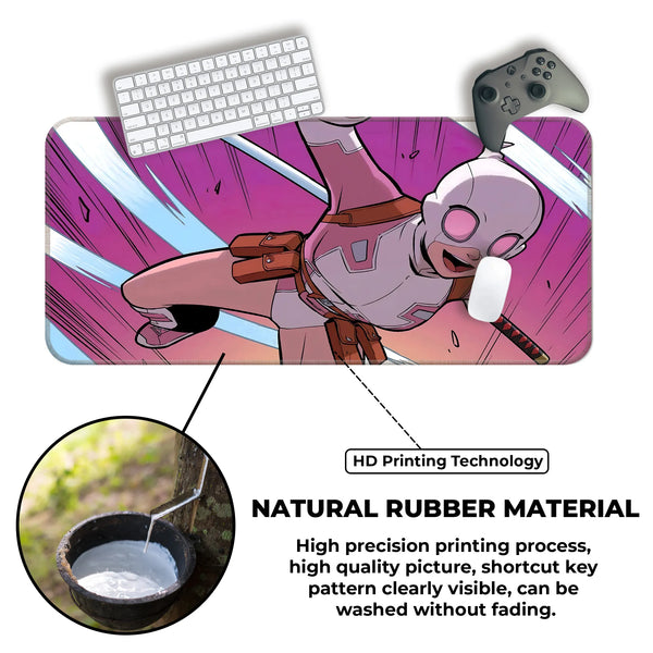 Gwenpool Dynamic Action Pose Deskmat
