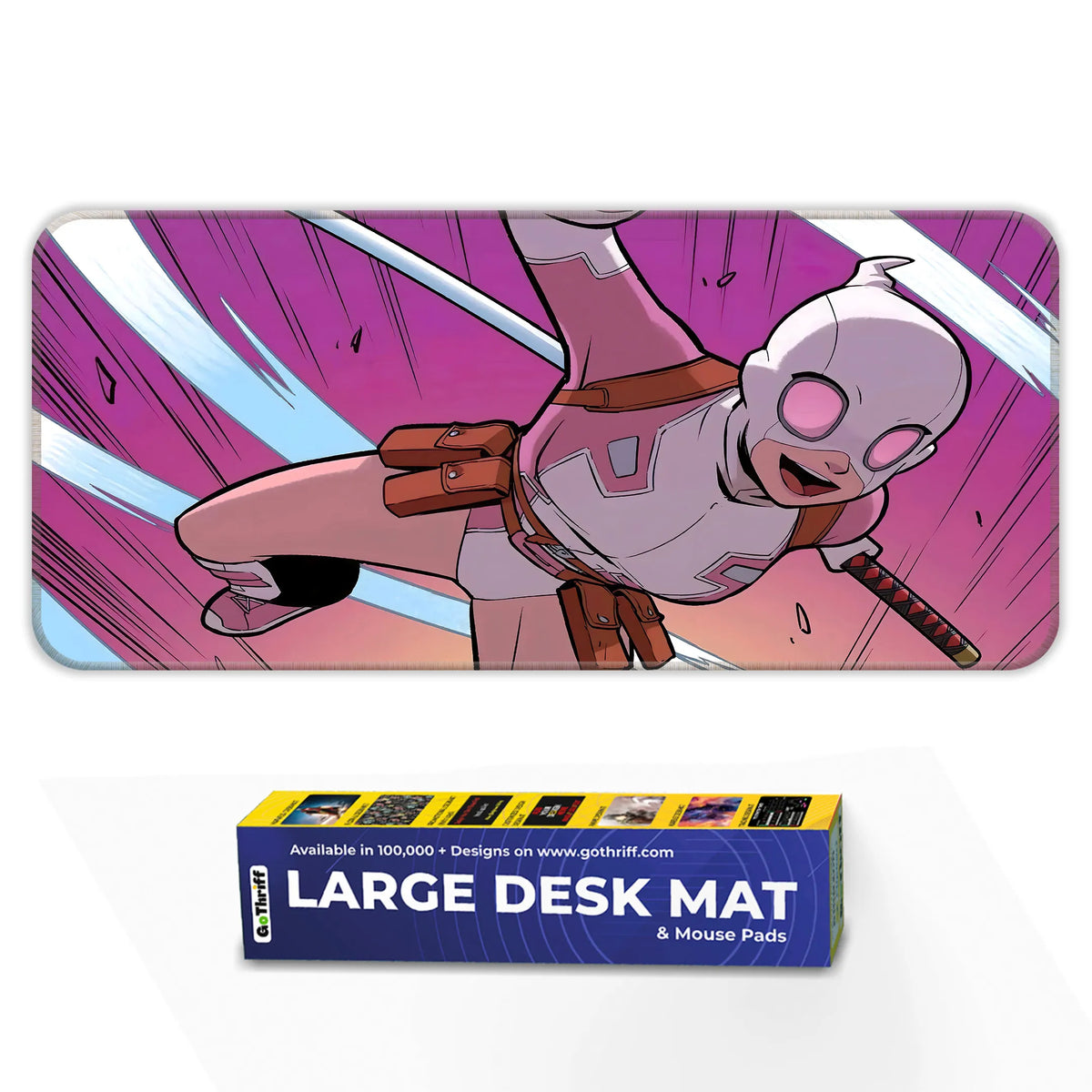 Gwenpool Dynamic Action Pose Deskmat