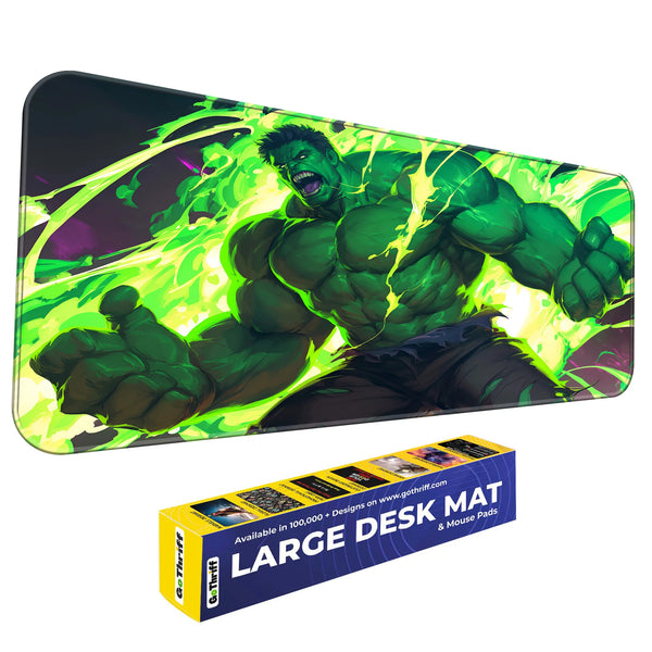 Hulk Smash Neon Green Power Deskmat