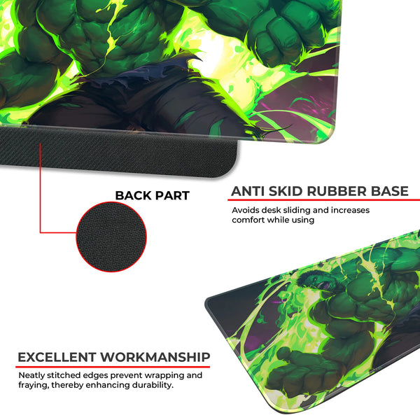 Hulk Smash Neon Green Power Deskmat