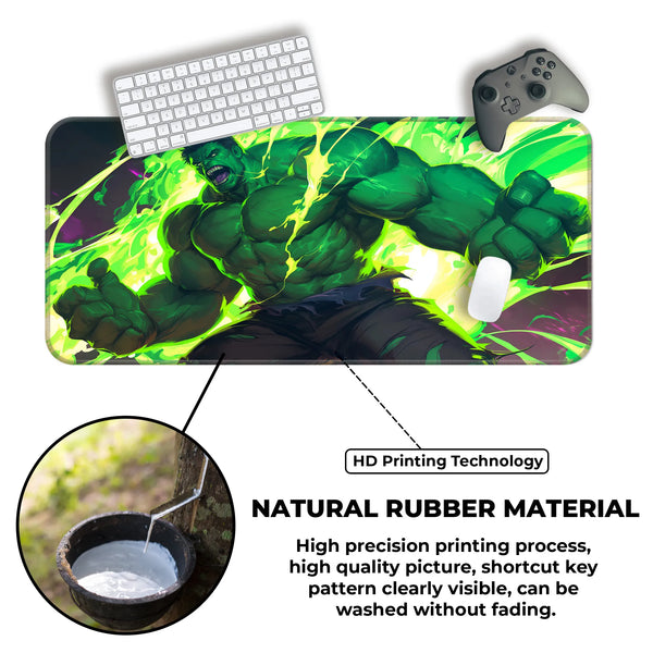Hulk Smash Neon Green Power Deskmat