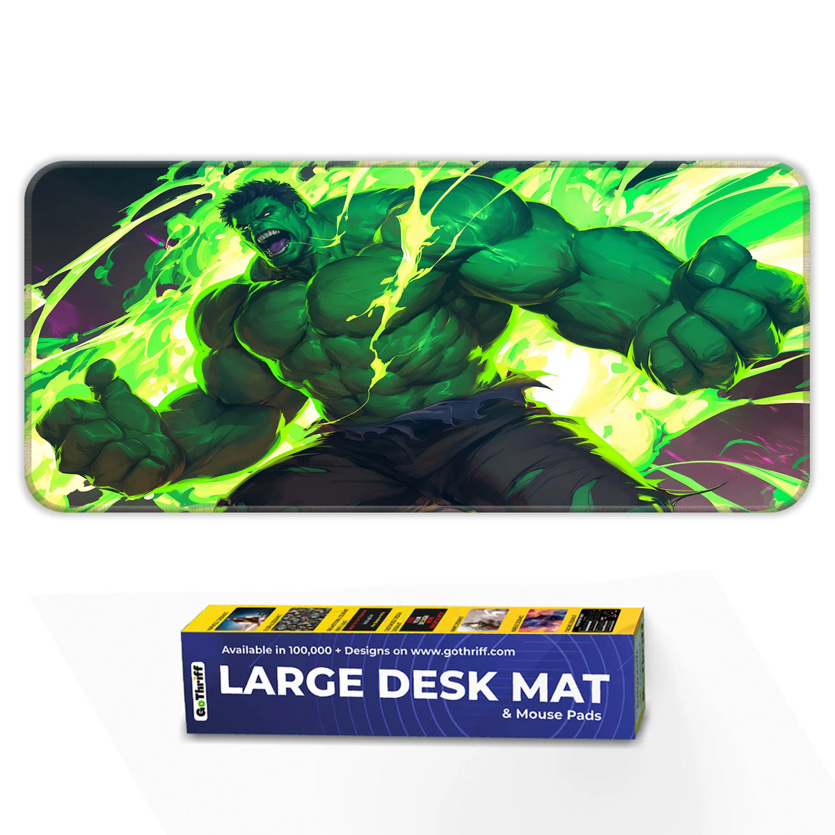 Hulk Smash Neon Green Power Deskmat
