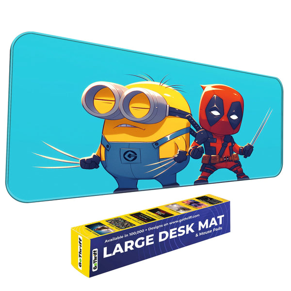 Deadpool x Minion Funny Mashup Deskmat