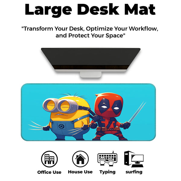 Deadpool x Minion Funny Mashup Deskmat