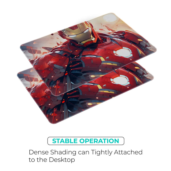 Iron Man Armor Glow Design Gaming Mousepad