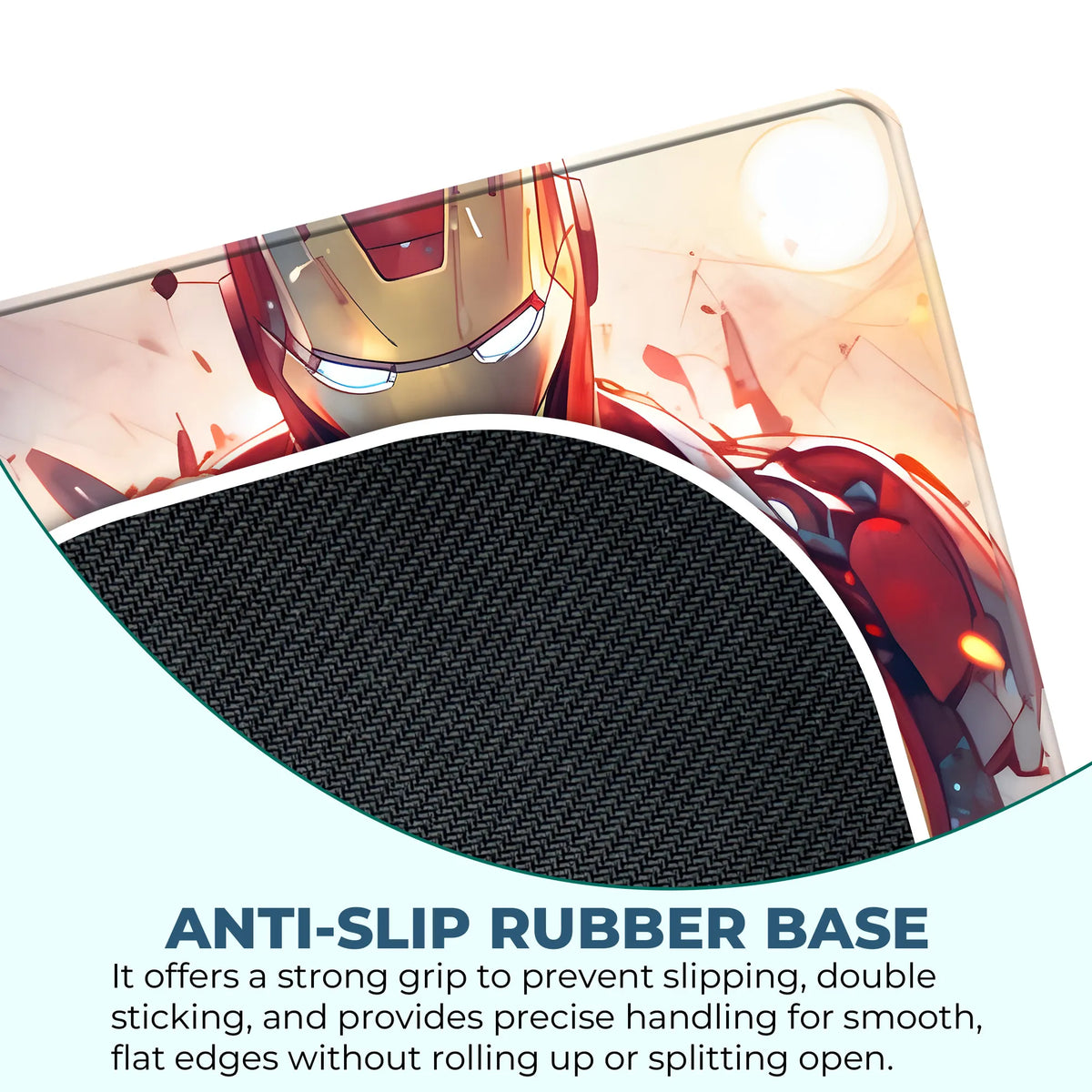 Iron Man Armor Glow Design Gaming Mousepad
