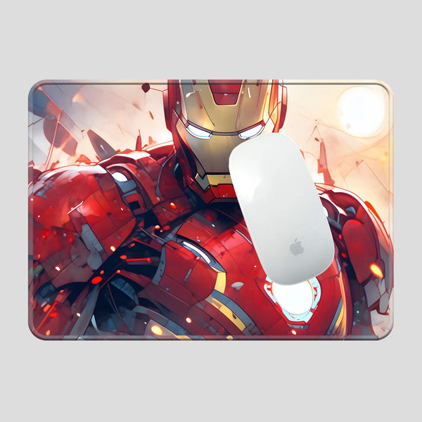 Iron Man Armor Glow Design Gaming Mousepad