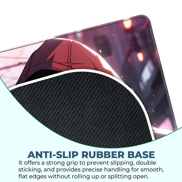 Spider Man Miles Morales Red Hood Design Mousepad