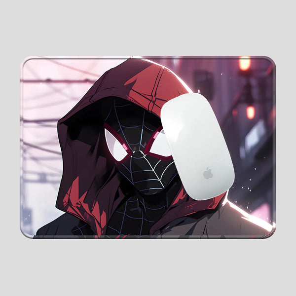 Spider Man Miles Morales Red Hood Design Mousepad