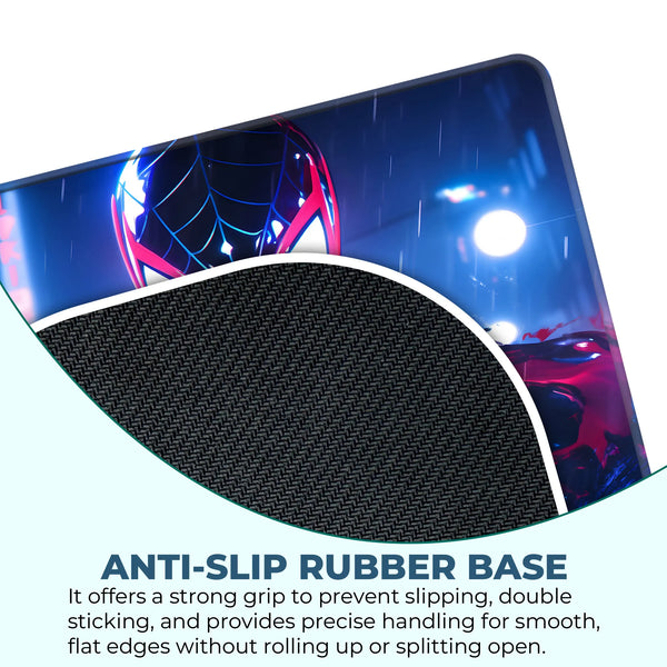 Spider Man Miles Morales Neon Glow Art Mousepad