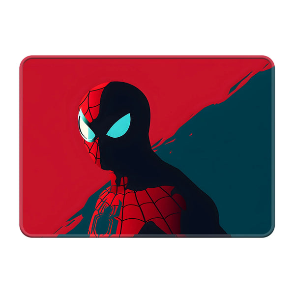 Minimal Red and Black Spider Man Design Mousepad