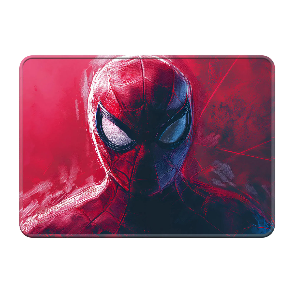 Spider Man Bold Red Portrait Art Mousepad