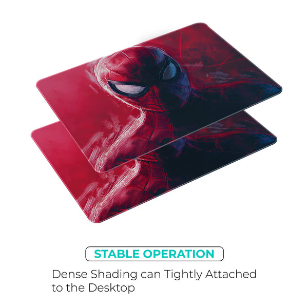 Spider Man Bold Red Portrait Art Mousepad