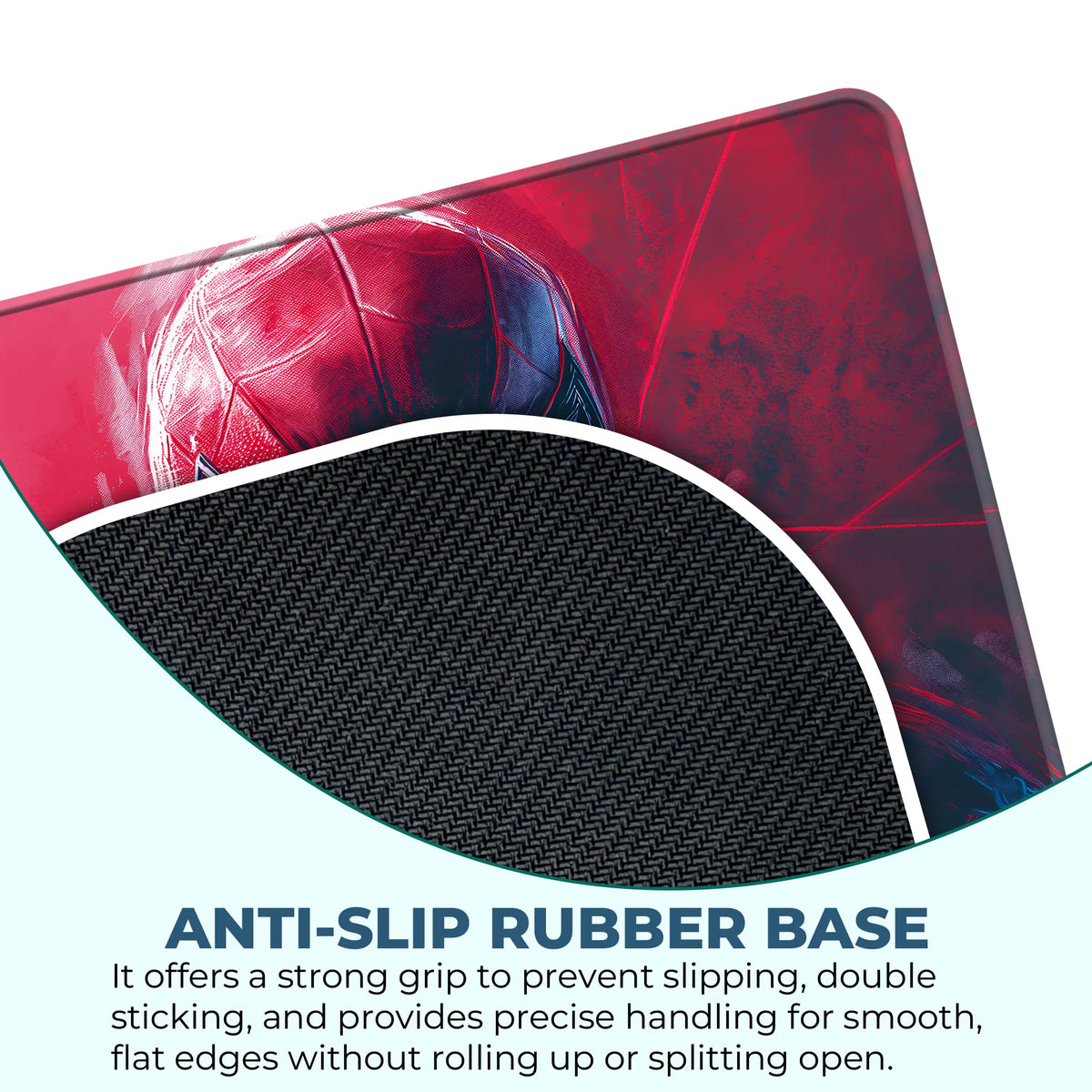 Spider Man Bold Red Portrait Art Mousepad