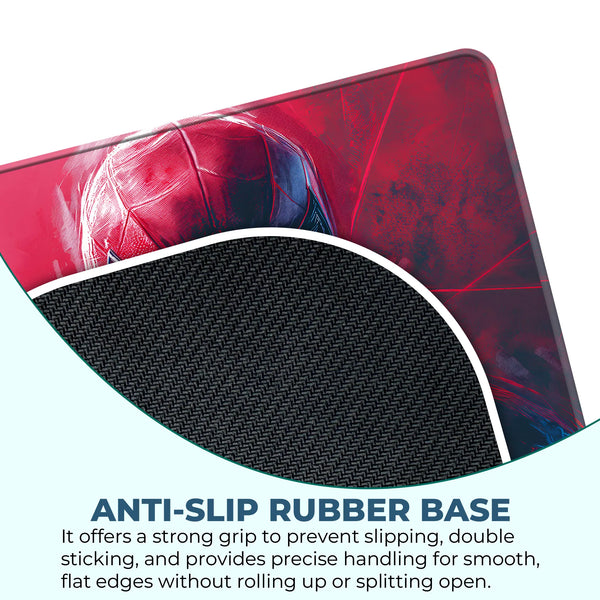 Spider Man Bold Red Portrait Art Mousepad