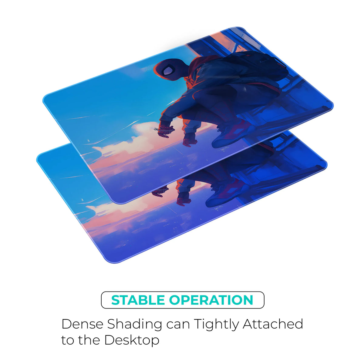 Spider Man Miles Morales City Rooftop Mousepad