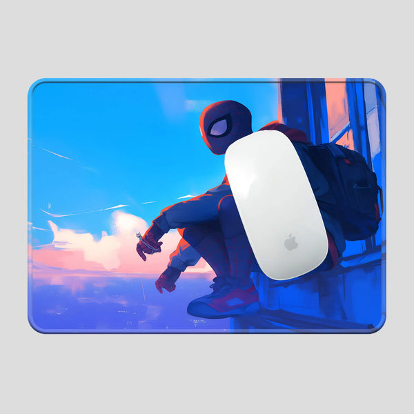 Spider Man Miles Morales City Rooftop Mousepad