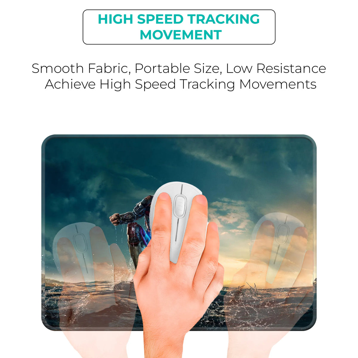 Iron Man Ocean Armor Superhero Mousepad
