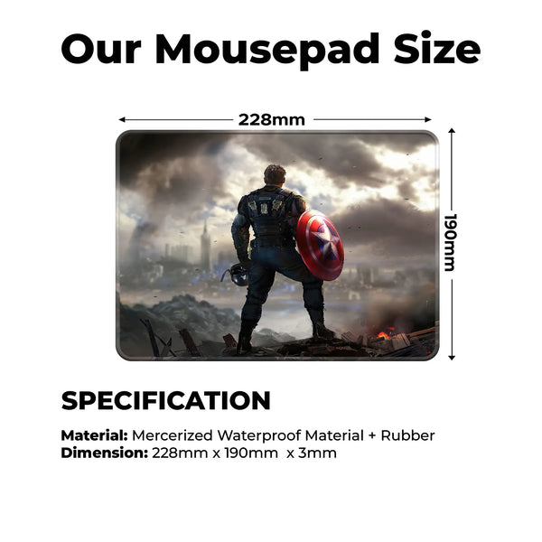 Captain America Last Stand Mousepad