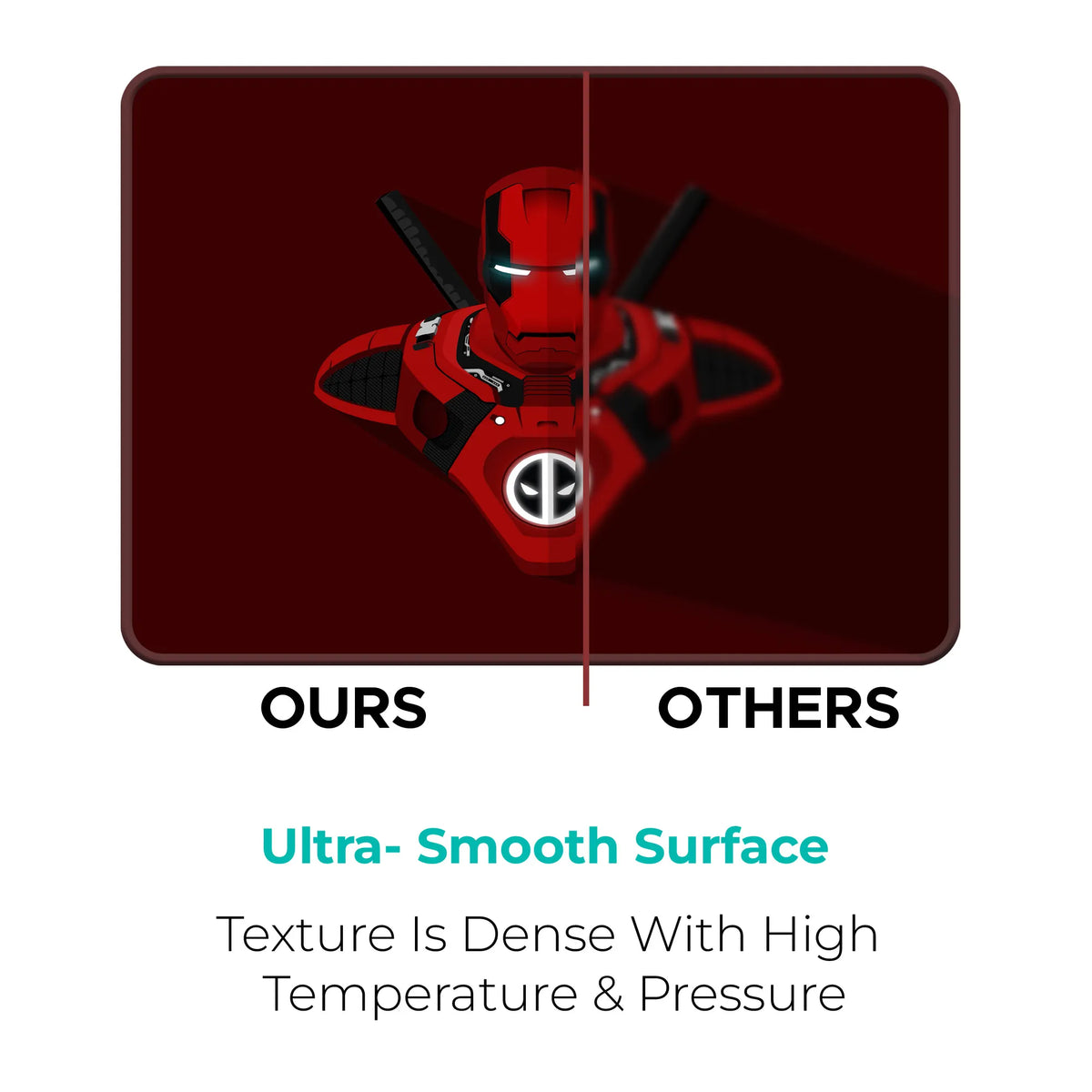Deadpool Iron Mashup Superhero Mousepad