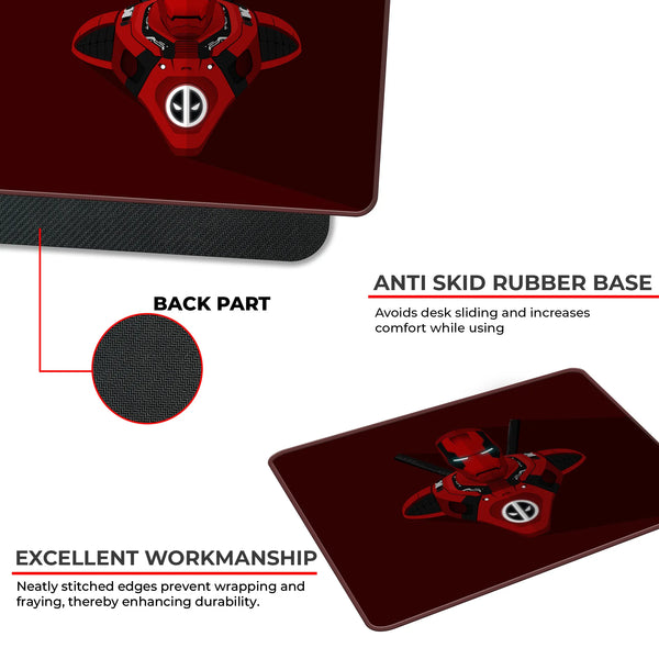 Deadpool Iron Mashup Superhero Mousepad