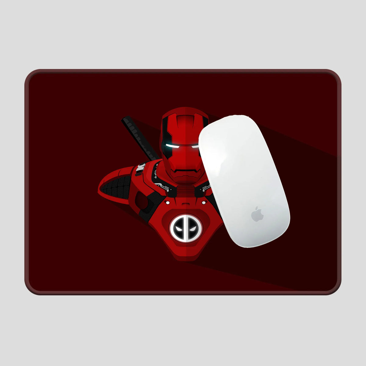 Deadpool Iron Mashup Superhero Mousepad