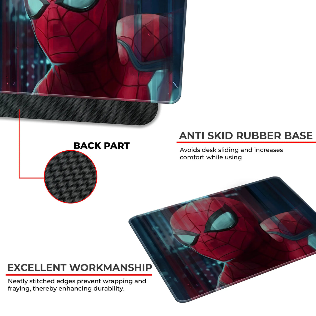 Spidey Glow Superhero Mousepad