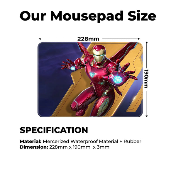 Iron Strike Superhero Mousepad