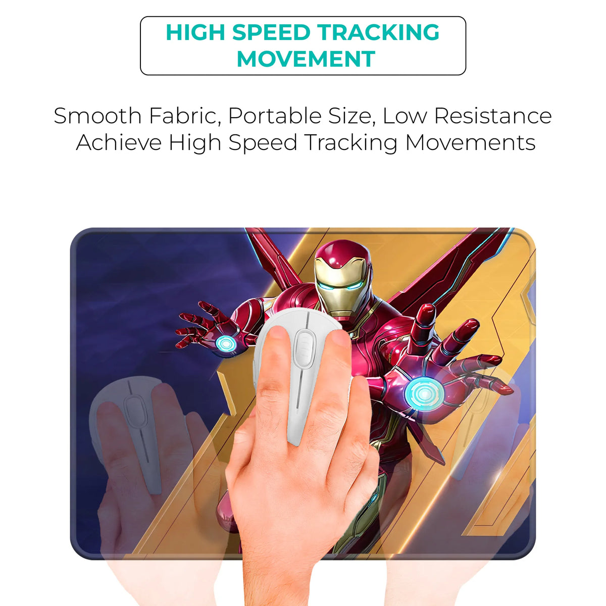 Iron Strike Superhero Mousepad