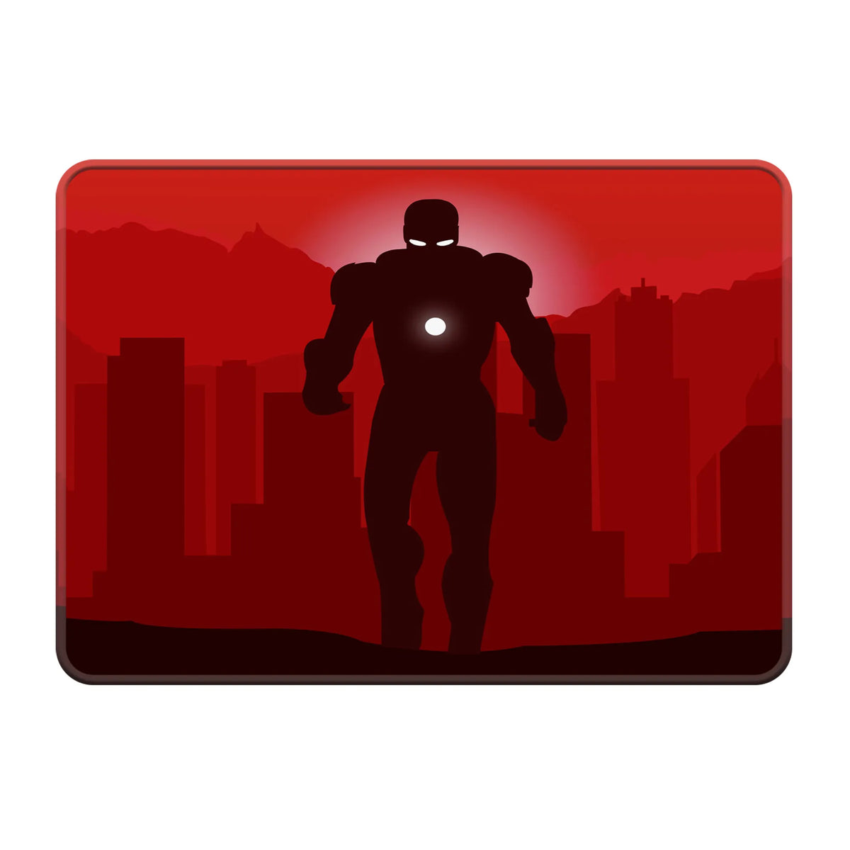 Iron Man Red Shadow Superhero Mousepad