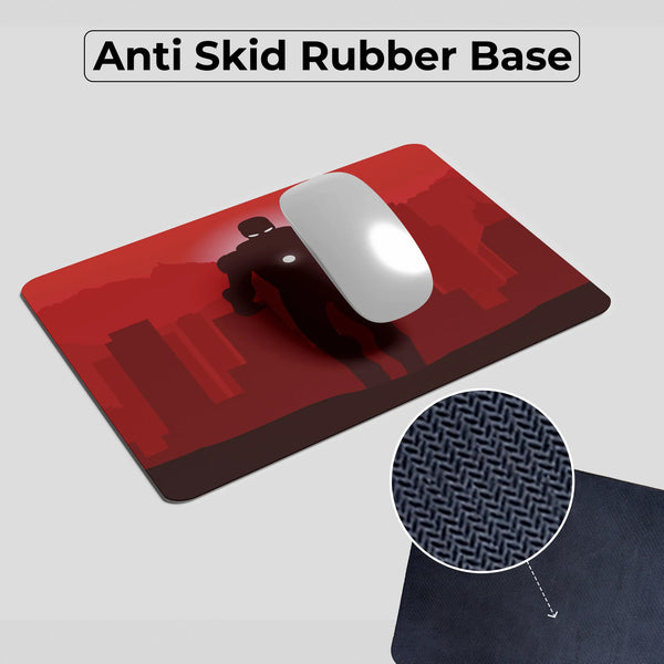 Iron Man Red Shadow Superhero Mousepad