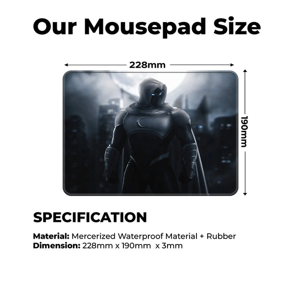 Moon Knight Vigil Superhero Mousepad