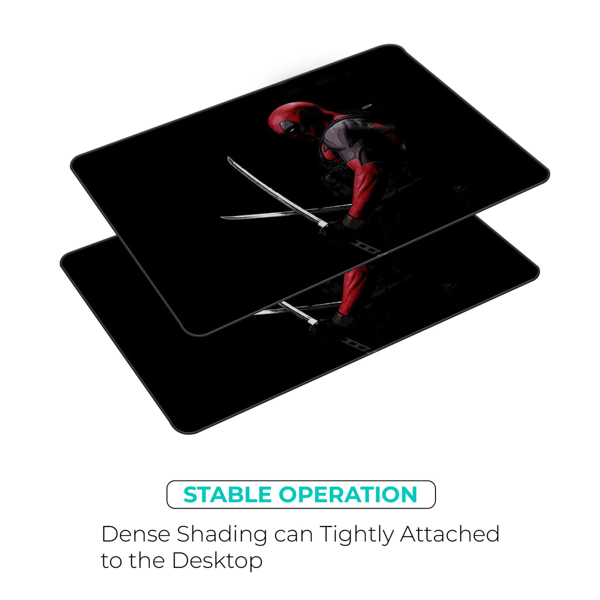 Deadpool Katana Stance Superhero Mousepad
