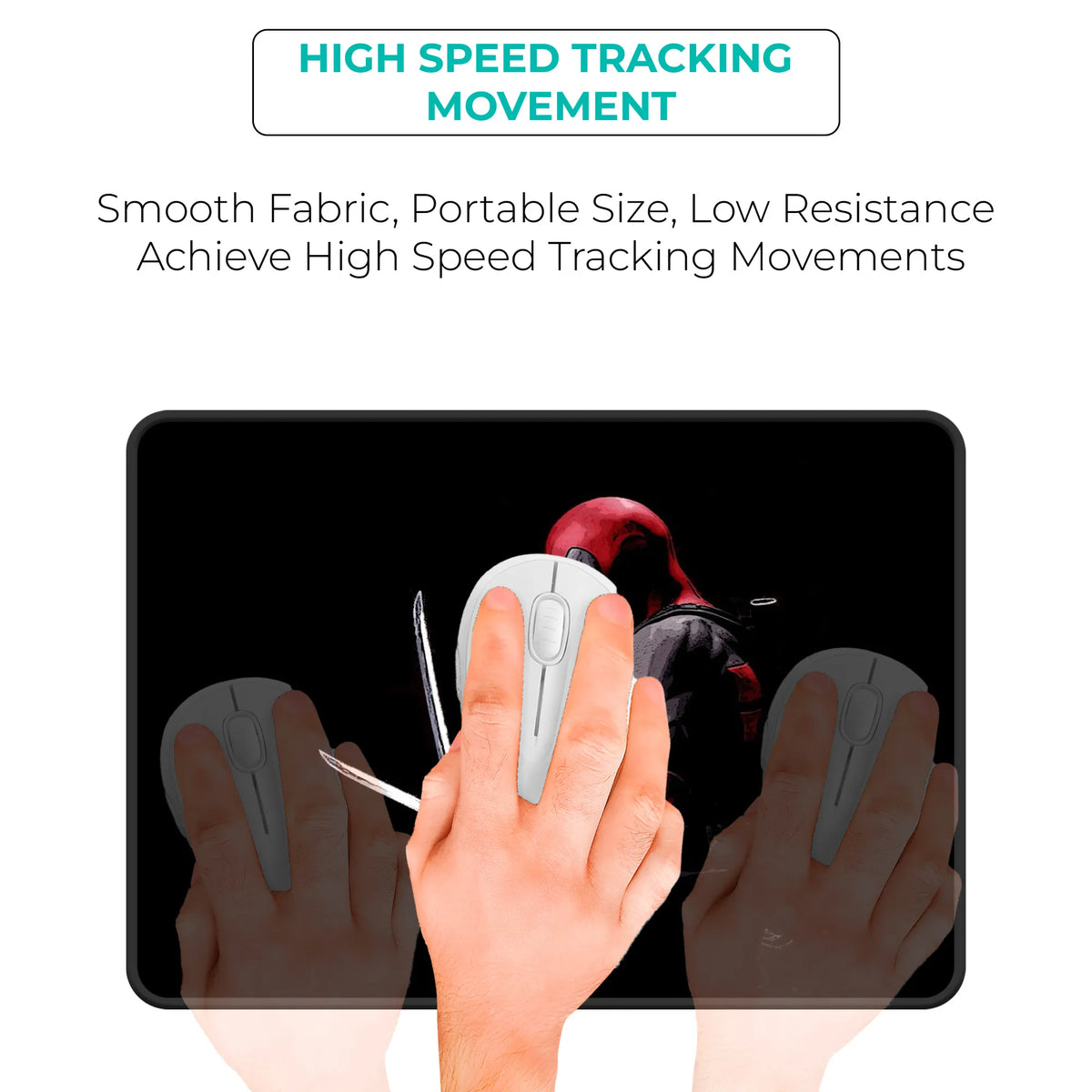 Deadpool Katana Stance Superhero Mousepad