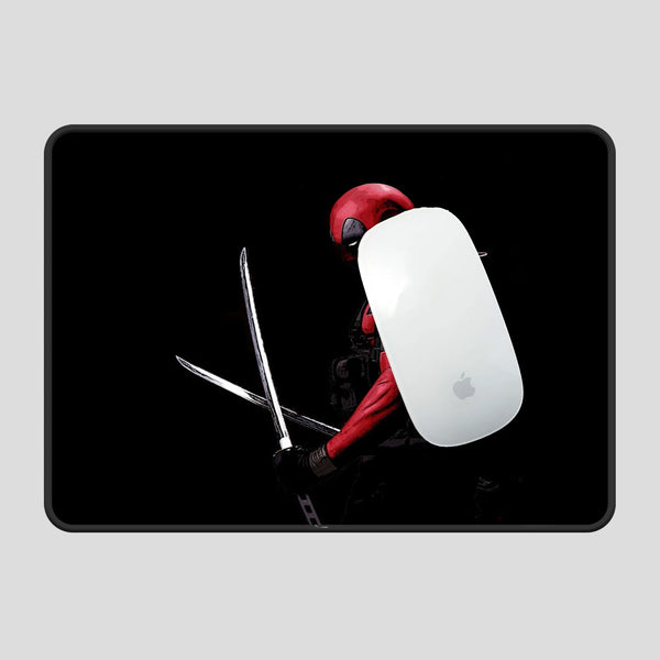 Deadpool Katana Stance Superhero Mousepad