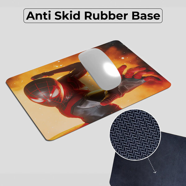Miles Morales Blaze Superhero Mousepad