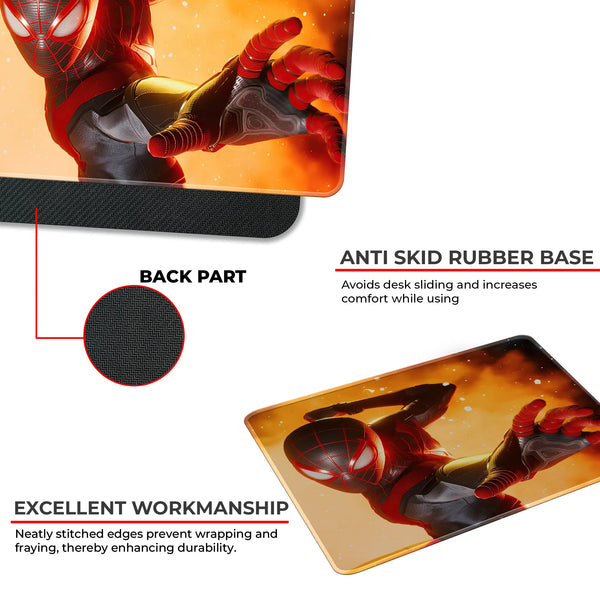 Miles Morales Blaze Superhero Mousepad
