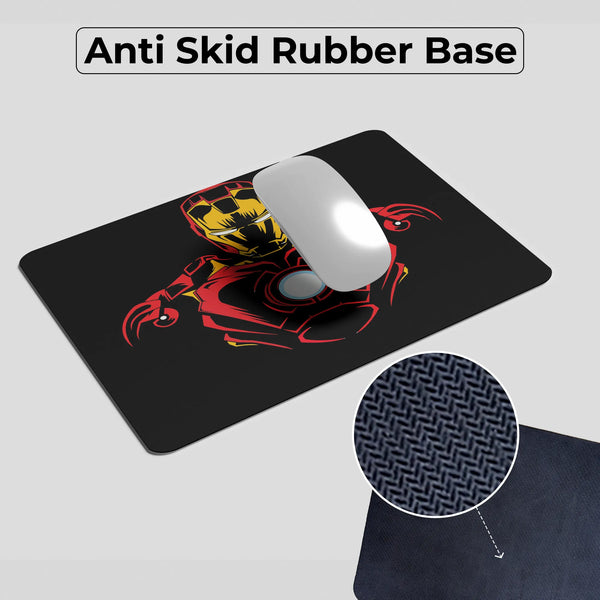 Iron Man Neon Armor Superhero Mousepad