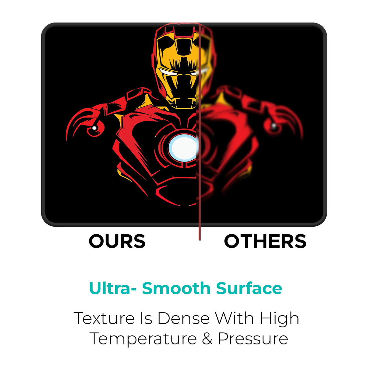Iron Man Neon Armor Superhero Mousepad