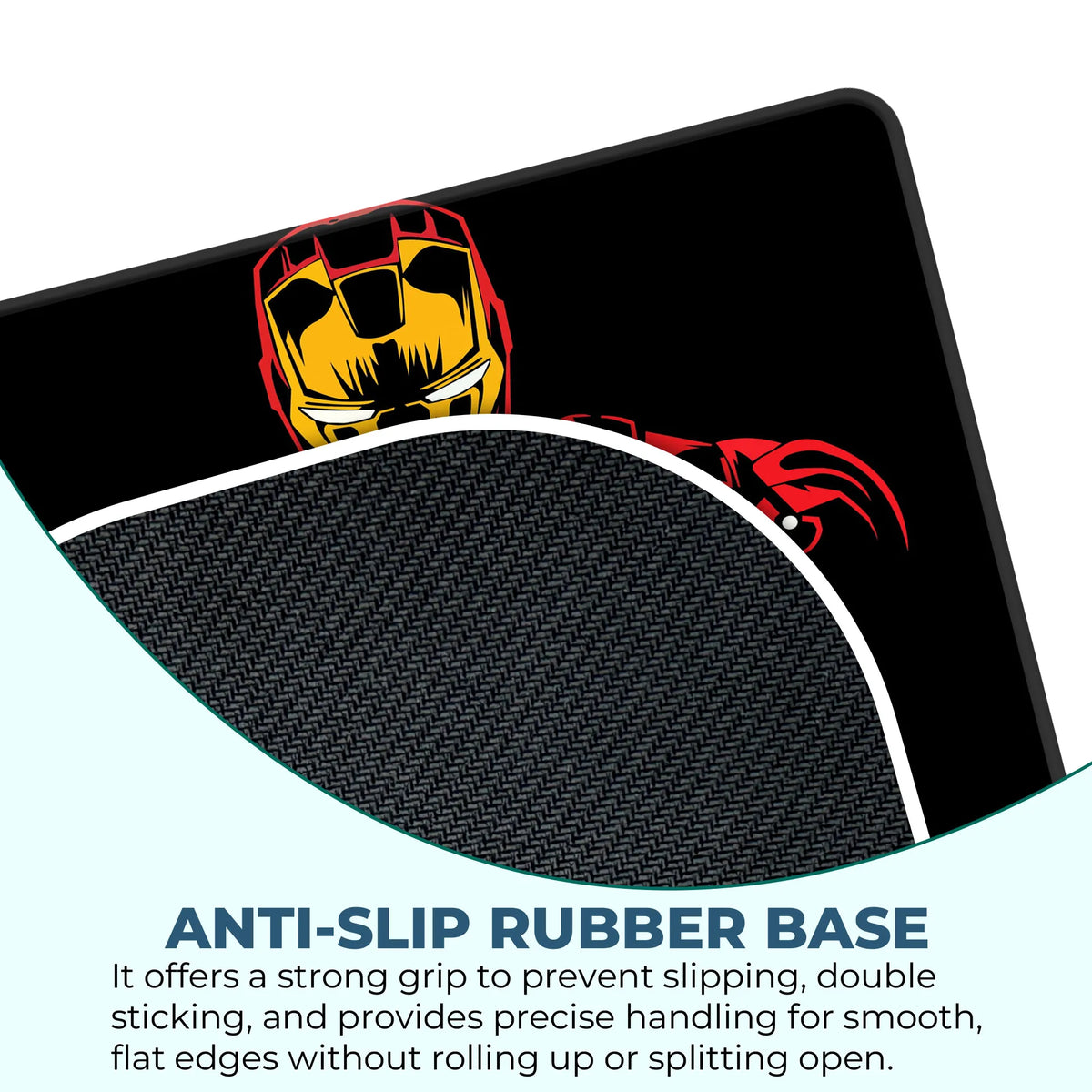 Iron Man Neon Armor Superhero Mousepad